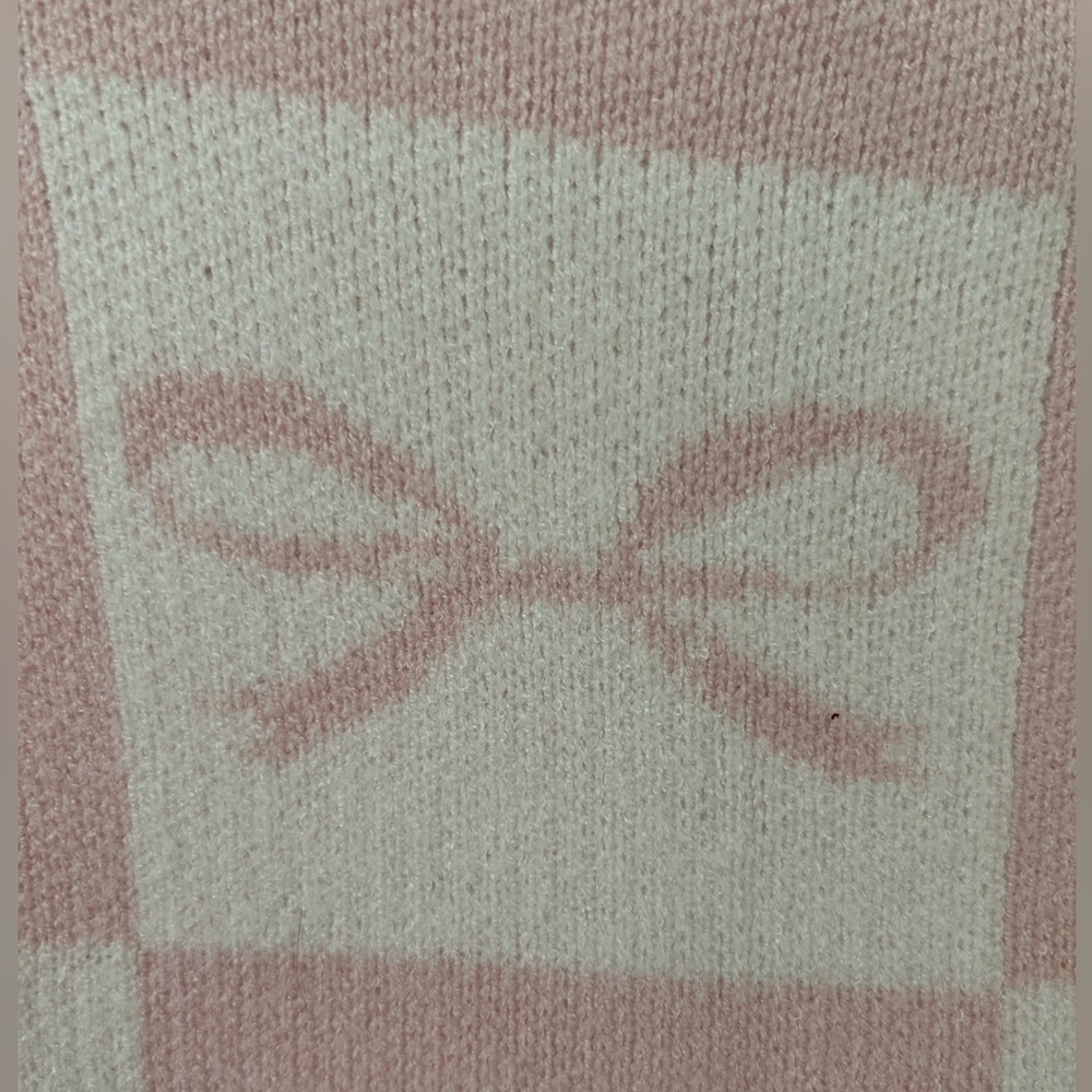 Sincerely Jules Baby Pink and White Knit Bow Cardigan 
Size: Small
NWT - Picture 13 of 15
